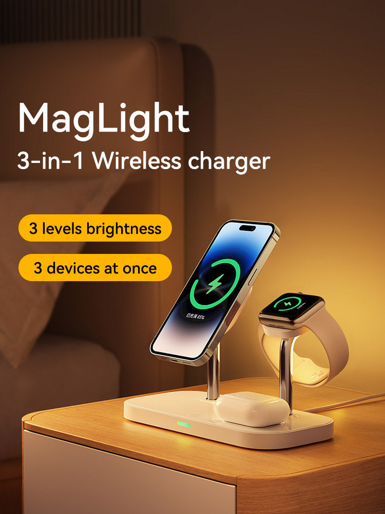 MagLight 3-in-1 charger with light
